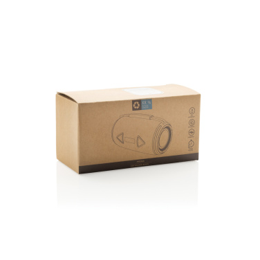 Logo trade business gift photo of: Prisma RCS recycled plastic IPX 4 waterpoof 16W speaker